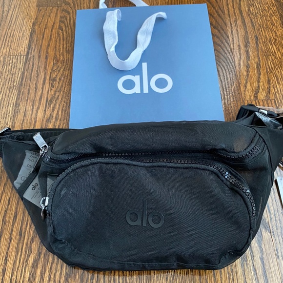 NWT ALO Sheer Fanny Pack - Black - Picture 2 of 12
